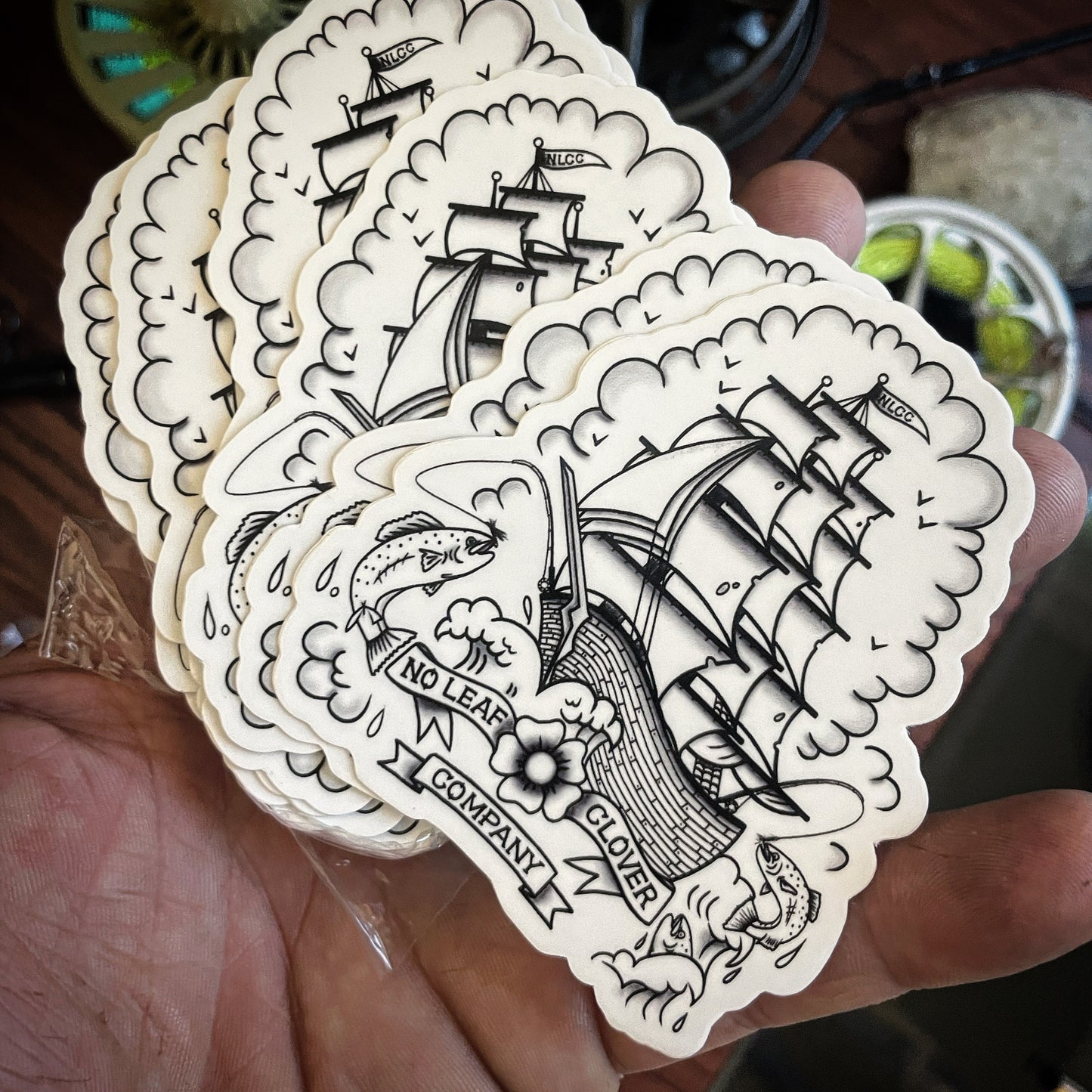 NLCC Trout Ship sticker